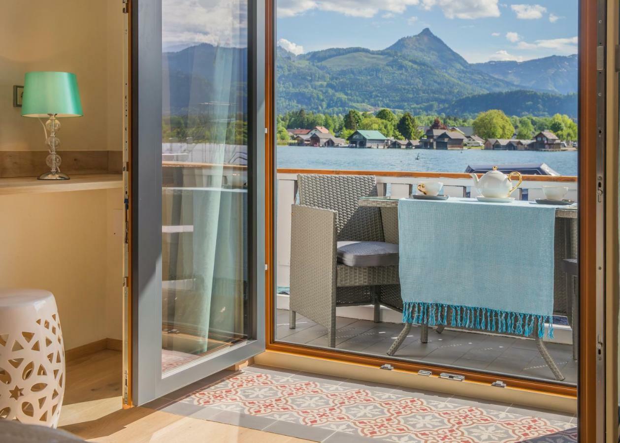 Appartamento Arndt'S Bootshaus Saint Wolfgang Esterno foto